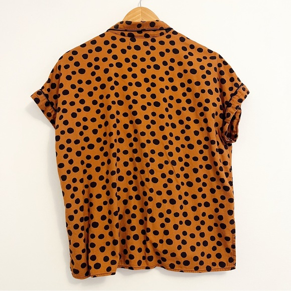 Madewell Flannel Bedtime Pajama Set in Leopard Dot - Picture 4 of 8